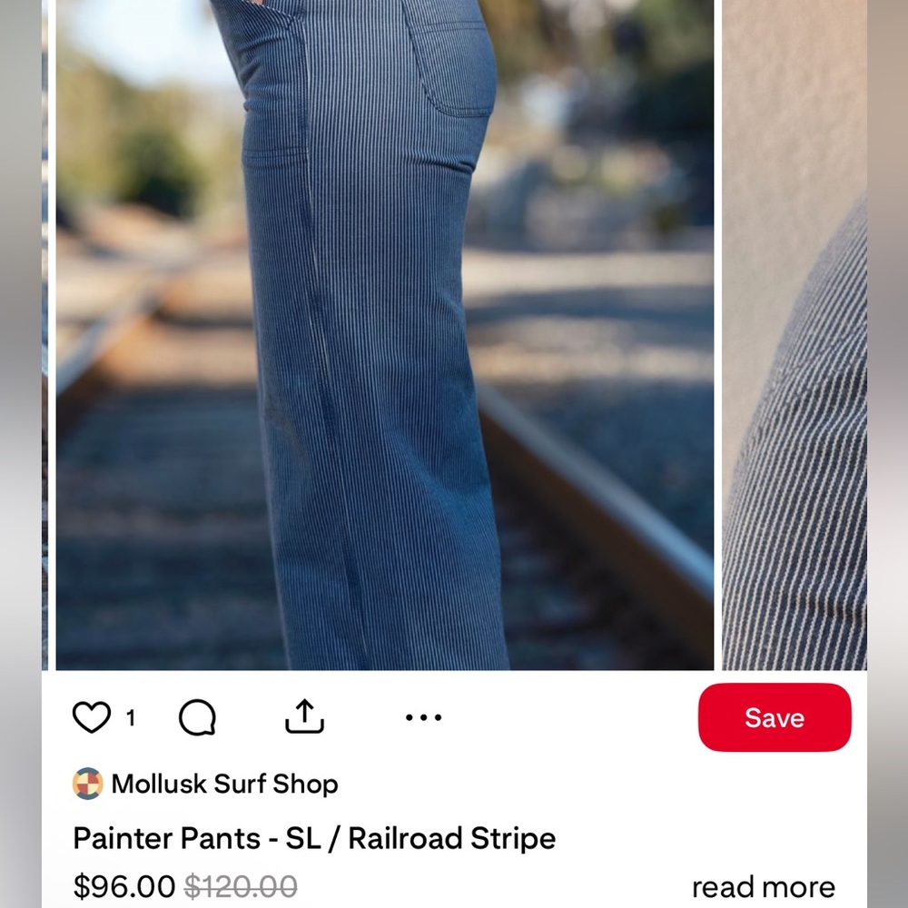 Mollusk surf shop railroad Painter Pants